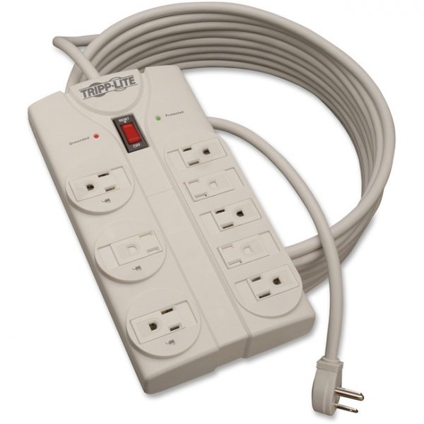 Tripp Lite Surge Protector Power Strip 120V 5-15R 8 Outlet 25' Cord 1440 Joule