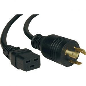 Tripp Lite 10ft Power Cord Extension Cable L5-20P to C19 for Servers Heavy Duty 20A 12AWG 10'