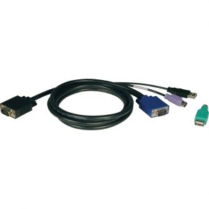 Tripp Lite 15ft USB / PS2 Cable Kit for KVM Switches B040 / B042 Series KVMs