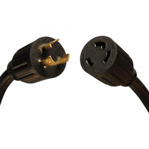 Tripp Lite 8ft Power Cord Extension Cable L6-30P to L6-30R Heavy Duty 30A 10AWG 8'