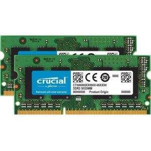 Crucial 16GB (2 x 8 GB) DDR3 SDRAM Memory Kit
