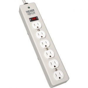 Tripp Lite Waber Surge Protector Strip 6 outlet 6' Cord 1050 Joules