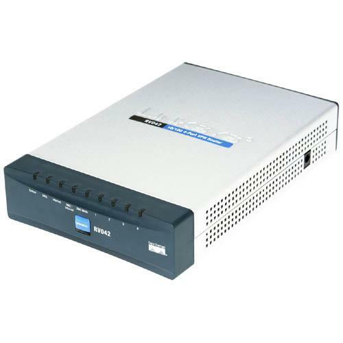cisco rv042 4-port fast ethernet dual wan vpn router