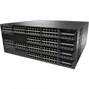 Cisco Catalyst 3650-48F 48 Ports Layer 3 Switch Redundant Power Supply (not included)