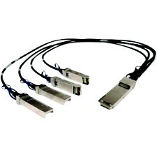 Extreme Networks 1m QSFP+ to 4xSFP+ fanout,26 AWG
