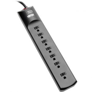 Tripp Lite Surge Protector Power Strip 120V 7 Outlet 7' Cord 2450 Joule Black TAA