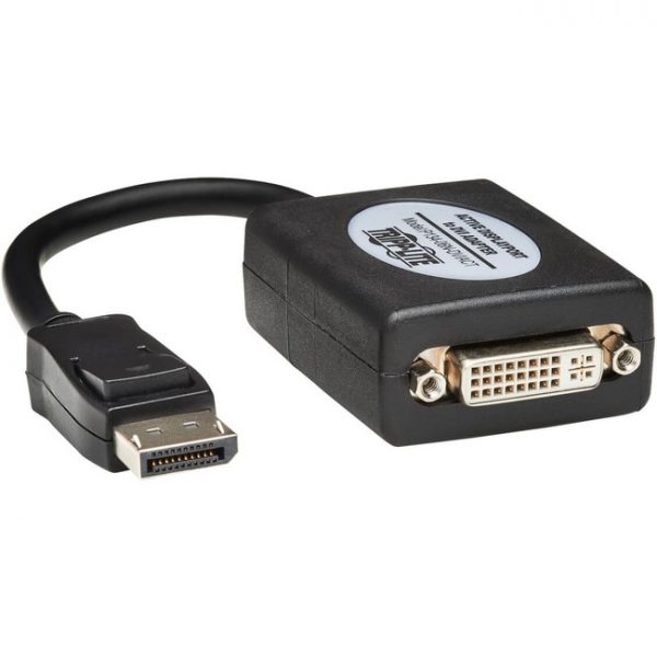 Tripp Lite 6in DisplayPort to DVI Adapter Active Converter DP to DVI M/F 6"