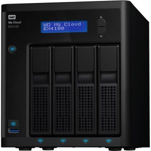 WD My Cloud Business Series EX4100, 0TB, 4-Bay Diskless NAS with Intel® processor