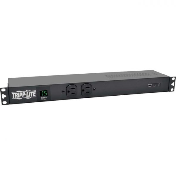 Tripp Lite PDU Metered Isobar Surge 120V 15A 5-15R 14 Outlet 5-15P 1URM