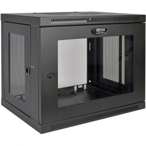 Tripp Lite 9U Wall Mount Rack Enclosure Server Cabinet w/ Acrylic Glass Front Door