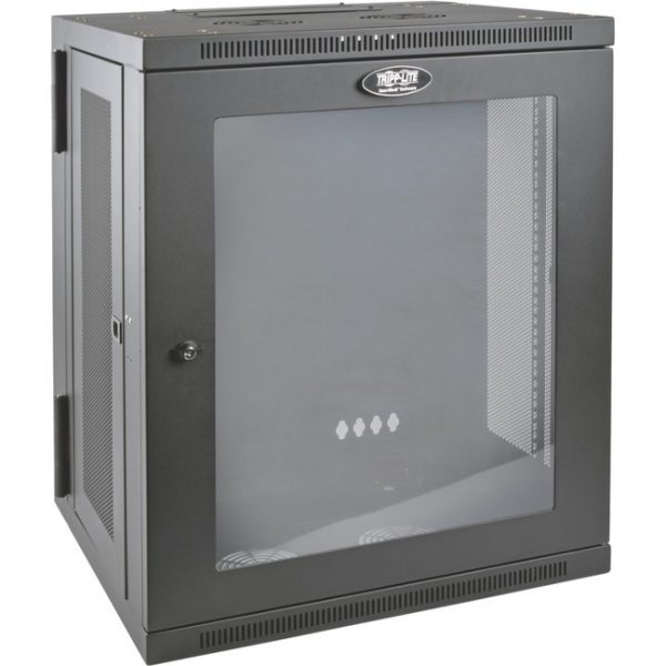 Tripp Lite 15U Wall Mount Rack Enclosure Server Cabinet w Hinged Acrylic Window
