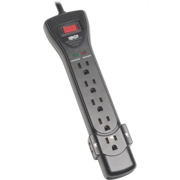 Tripp Lite Surge Protector Power Strip 7 Outlet 25 ' Cord Black 2160 J