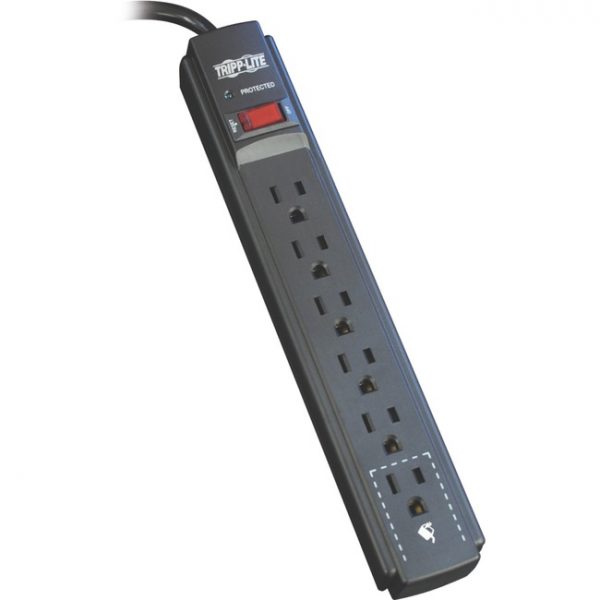 Tripp Lite Surge Protector Power Strip 6 Outlet 15 ' Cord Black 790 J