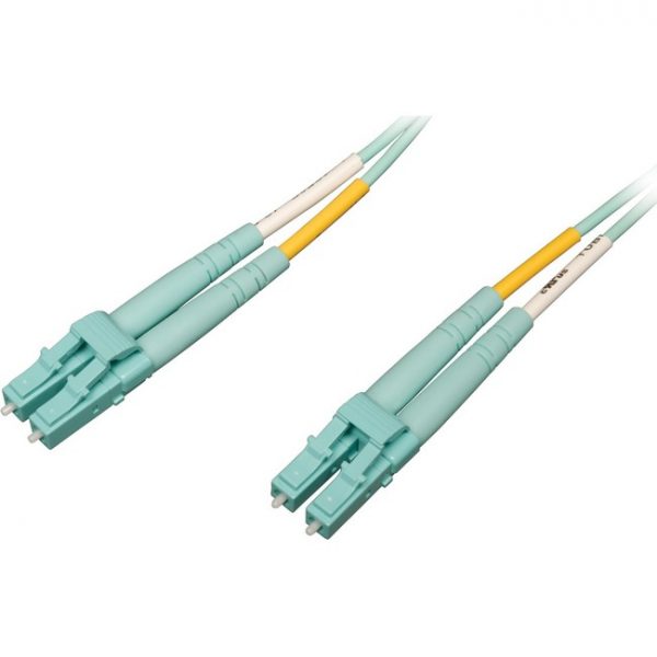 Tripp Lite 10Gb/100Gb Duplex Multimode LC/LC OM4 Aqua Fiber Patch Cable 20M