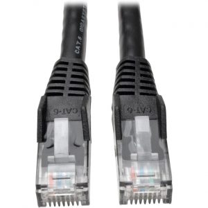 Tripp Lite Cat6 Gigabit Snagless Molded Patch Cable RJ45 50 Pc Bulk Pack 2'