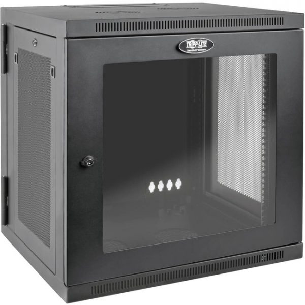 Tripp Lite 12U Wall Mount Rack Enclosure Server Cabinet Hinged Deep Acrylic Window