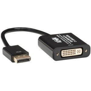 Tripp Lite 6in DisplayPort to DVI Adapter Active Converter M/F DPort 1.2 6"