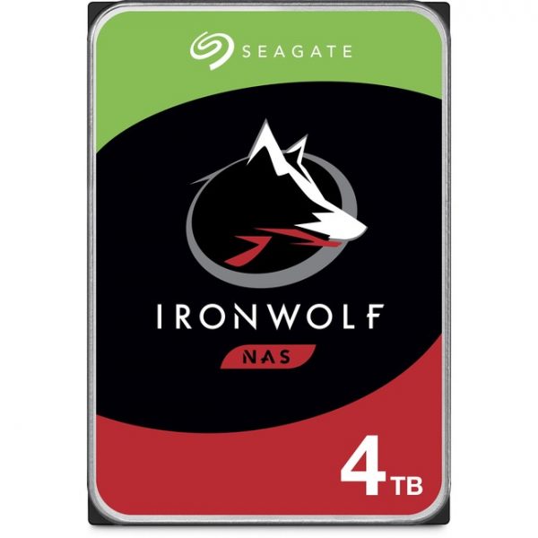 Seagate IronWolf ST4000VN008 4 TB Hard Drive - 3.5" Internal - SATA (SATA/600) - Conventional Magnetic Recording (CMR) Method