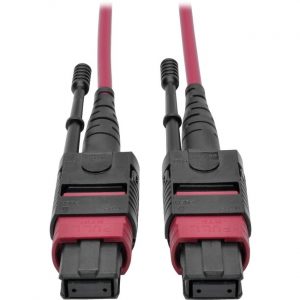 Tripp Lite 5M MTP MPO Multimode Patch Cable 12 Fiber 40/100Gb OM4 50/ 125 CMP