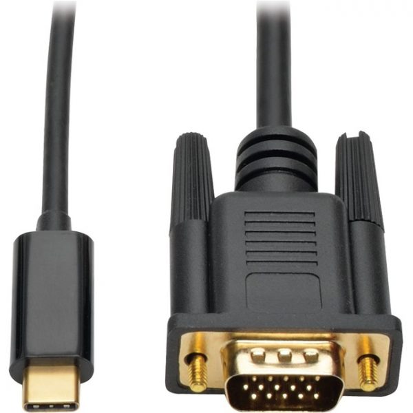 Tripp Lite USB C to VGA Adapter Cable Converter 1080p M/M USB Type C to VGA