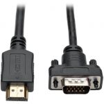 Tripp Lite HDMI to VGA Active Adapter Cable Low Profile HD15 M/M 1080p 3ft