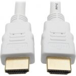 Tripp Lite High Speed HDMI Cable Ultra HD Digital Video M/M White 1080p 25ft 25'