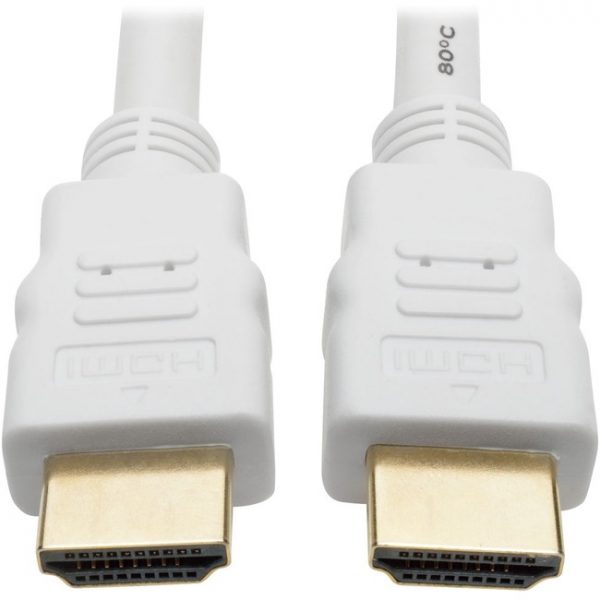 Tripp Lite High Speed HDMI Cable Ultra HD Digital Video M/M White 1080p 25ft 25'