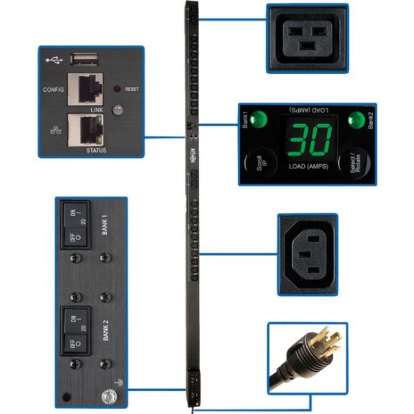 Tripp Lite PDU Switched 5/5.8kW 208/240V