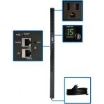 Tripp Lite PDU Switched 1.4kW 16 5-15R 120V 15A LX Platform Interface 0URM