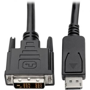 Tripp Lite DisplayPort to DVI-D Adapter Cable DP w/ Latches M/M 1080p 15ft 15'