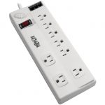 Tripp Lite Surge Protector Power Strip 8 Outlet 6ft Cord Tel/DSL 3150 J TAA