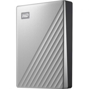 WD My Passport Ultra WDBFTM0040BSL 4 TB Portable Hard Drive - External - Silver