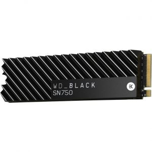 WD Black SN750 WDS500G3XHC 500 GB Solid State Drive with Heatsink - PCI Express (PCI Express 3.0 x4) - 300 TB (TBW) - Internal - M.2 2280