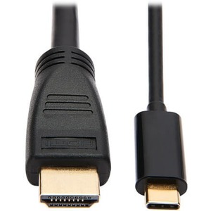 Tripp Lite USB C to HDMI Adapter Cable USB 3.1 4K@60Hz M/M USB-C Black 10ft
