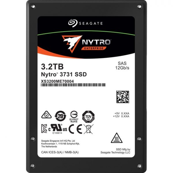 Seagate Nytro 3031 XS3200ME70004 3.20 TB Solid State Drive - 2.5" Internal - SAS (12Gb/s SAS) - Write Intensive