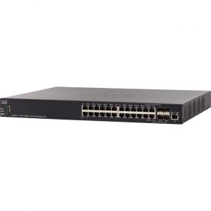 Cisco SX350X-24 24-Port 10GBase-T Stackable Managed Switch