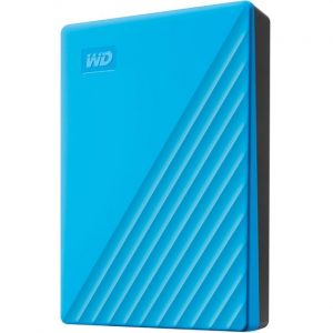 WD My Passport WDBPKJ0040BBL-WESN 4 TB Portable Hard Drive - External - Blue