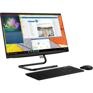Lenovo IdeaCentre A340-24ICK F0ER0080US All-in-One Computer - Intel Core i3 9th Gen i3-9100T 3.10 GHz - 8 GB RAM DDR4 SDRAM - 1 TB HDD - 23.8" Full HD 1920 x 1080 Touchscreen Display - Desktop - Business Black