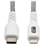 Tripp Lite USB C to Lightning Sync/Charging Cable Heavy Duty 2.0 M/M iPhone iPad 3ft