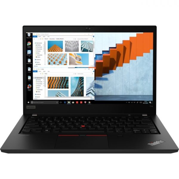 Lenovo ThinkPad T14 Gen 1 20UD000EUS 14" Touchscreen Notebook - Full HD - 1920 x 1080 - AMD Ryzen 5 4650U Hexa-core (6 Core) 2.10 GHz - 16 GB RAM - 256 GB SSD - Glossy Black
