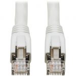 Tripp Lite Cat8 Patch Cable 25G/40G Certified Snagless M/M PoE White 60ft