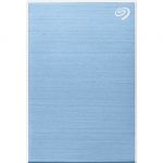 Seagate One Touch STKB1000402 1 TB Portable Hard Drive - 2.5" External - Light Blue