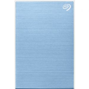 Seagate One Touch STKB1000402 1 TB Portable Hard Drive - 2.5" External - Light Blue