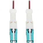 Tripp Lite Duplex Multimode Fiber Optic Cable 400G OM4 LSZH CS-PC CS-PC 1M