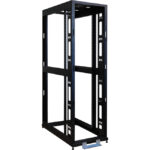 Tripp Lite 48U 4-Post Open Frame Rack Cabinet Square Holes 3000lb Capacity