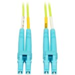 Tripp Lite Duplex Multimode Fiber Patch Cable OM5 LC LC 50/125 100Gb 10M