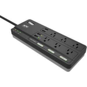 APC by Schneider Electric SurgeArrest Home/Office 6-Outlet Surge Suppressor/Protector