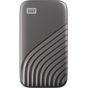 WD My Passport WDBAGF0020BGY-WESN 2 TB Portable Solid State Drive - External - Space Gray WDBAGF0020BGY-WESN