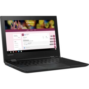 Lenovo 500e Chromebook 2nd Gen 81MC004WUS 11.6" Touchscreen 2 in 1 Chromebook - HD - 1366 x 768 - Intel Celeron N4120 Quad-core (4 Core) 1.10 GHz - 4 GB RAM - 32 GB Flash Memory - Gray