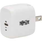 Tripp Lite Compact 1-Port USB-C Wall Charger - GaN Technology